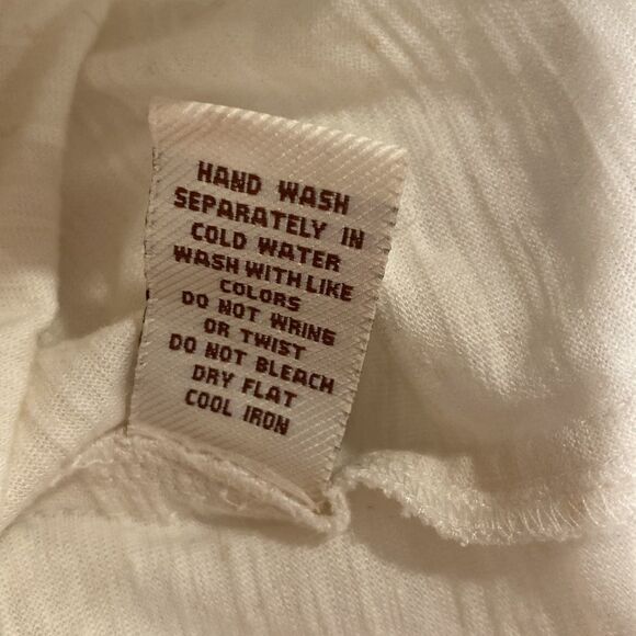 Vintage Savannah Bohemian Cotton Blend Batwing Sleeve Top size S - Picture 7 of 8